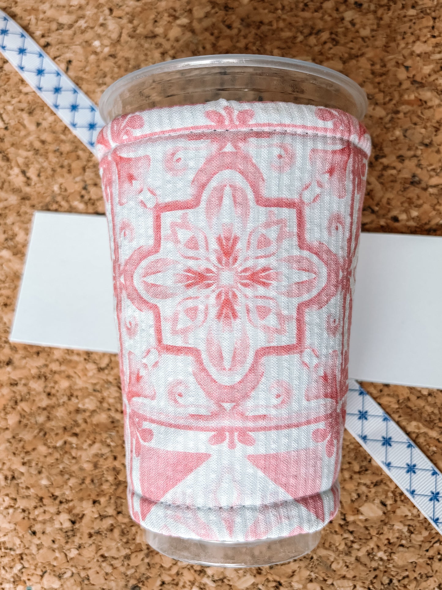 Pink Tile Insulated Coozie