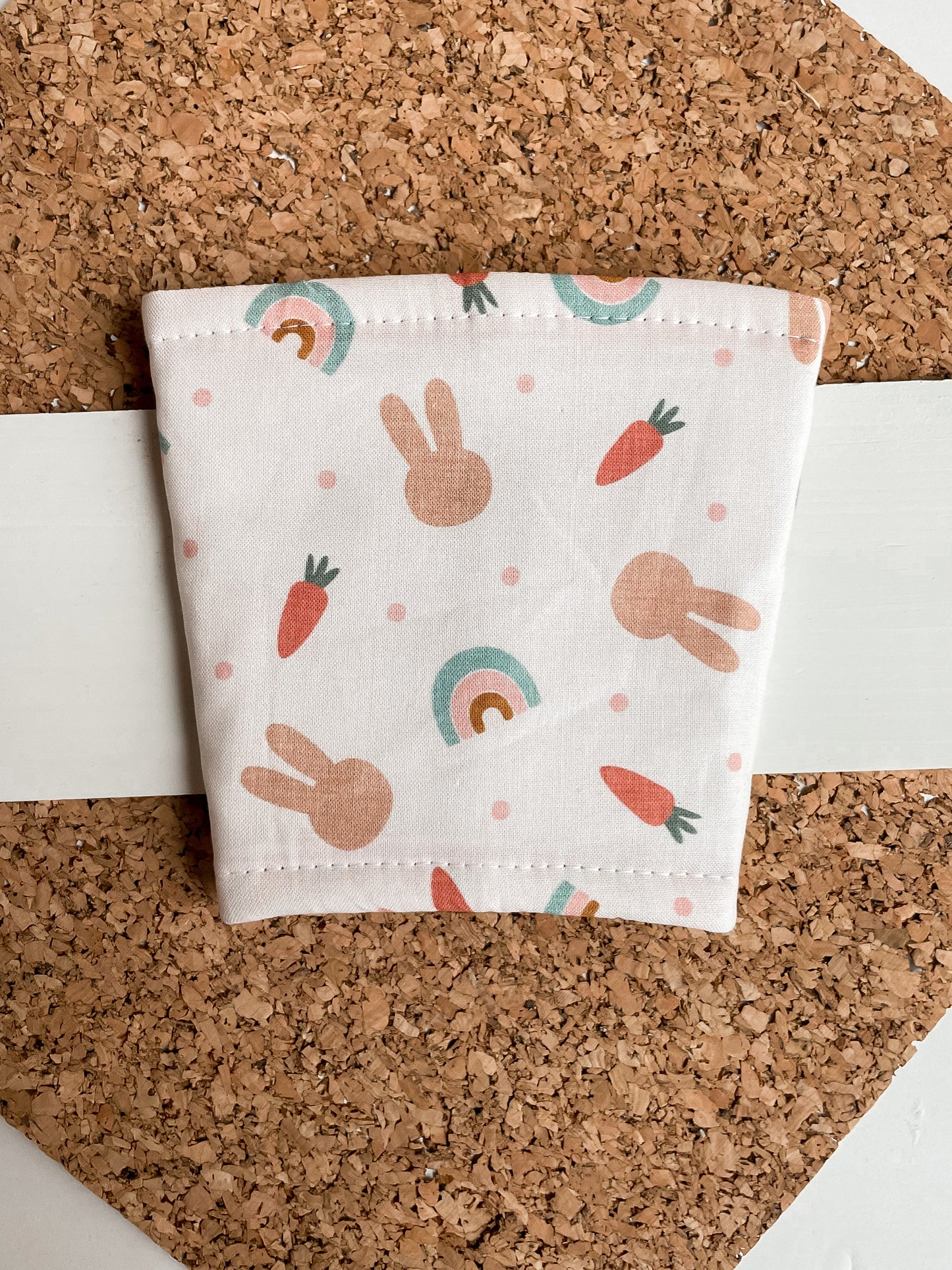 Bunnies + Carrots Insulated Coozie
