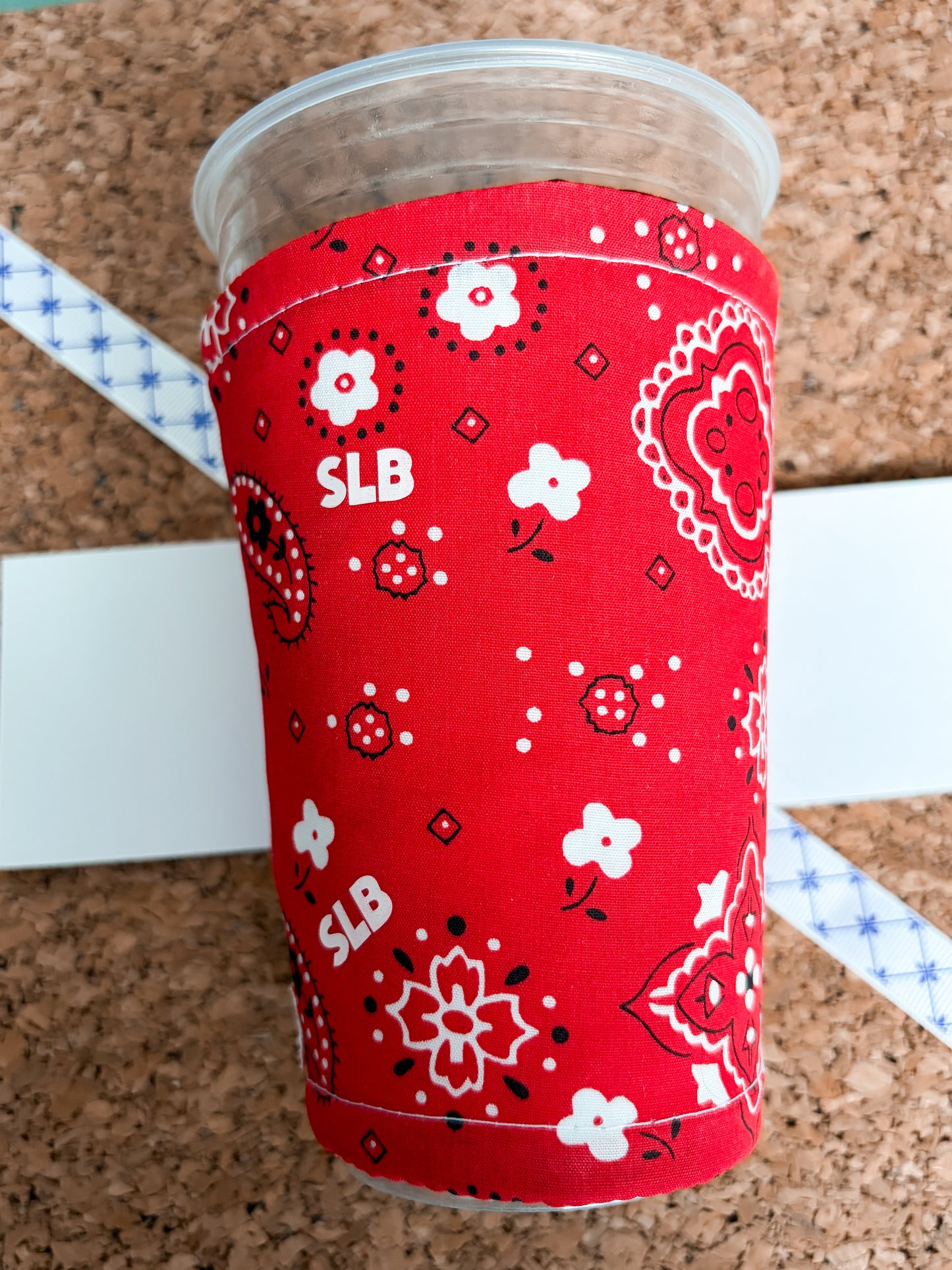 Floral Benfica Insulated Coozie
