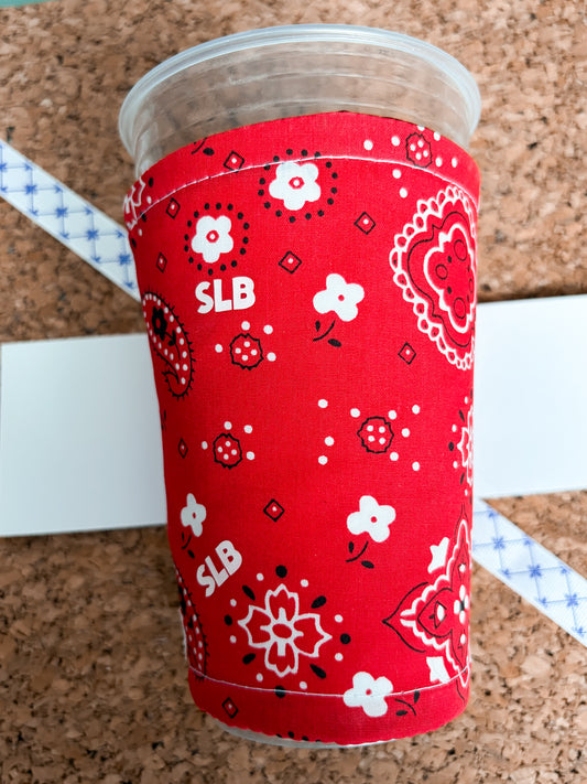 Floral Benfica Insulated Coozie